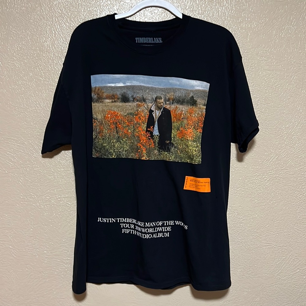 NWOT-JUSTIN TIMBERLAKE (JT) 2018 MAN OF THE WOODS CONCERT TSHIRT. UNISEX